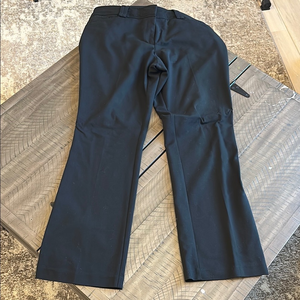 New York & Co 7th Avenue Black Flare Leg Dress Pants Trousers - Picture 9 of 9